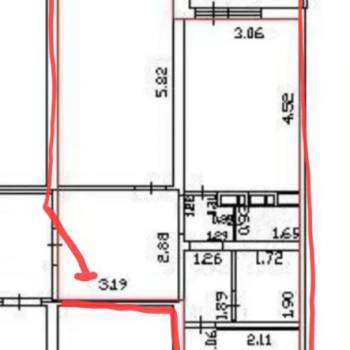 Сдается 2-х комнатная квартира, 61,4 м²