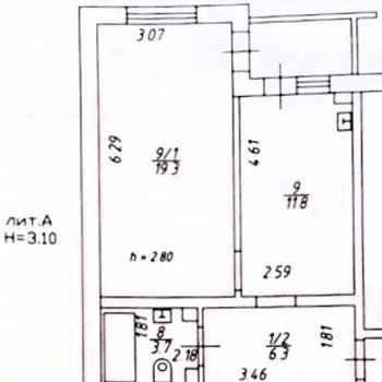Сдается 1-комнатная квартира, 41,1 м²