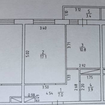 Продается 1-комнатная квартира, 42,2 м²