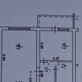 Продается 1-комнатная квартира, 38,2 м²