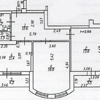 Продается 2-х комнатная квартира, 61,1 м²