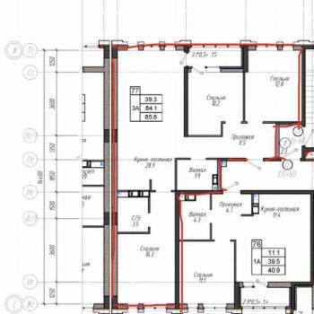 Продается 3-х комнатная квартира, 86 м²