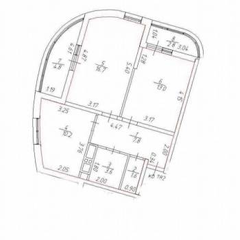 Сдается 2-х комнатная квартира, 52,9 м²