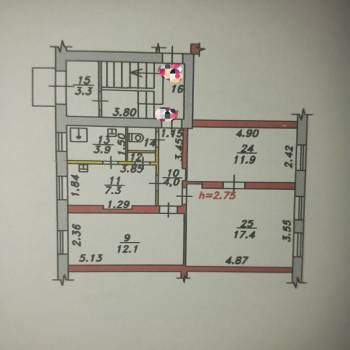 Продается 3-х комнатная квартира, 58,2 м²