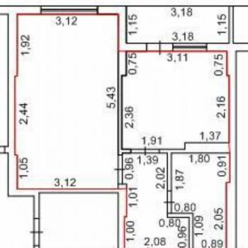 Продается 1-комнатная квартира, 35,7 м²