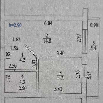 Продается 1-комнатная квартира, 32,5 м²