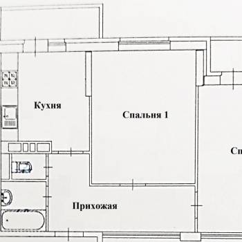 Сдается 2-х комнатная квартира, 60 м²