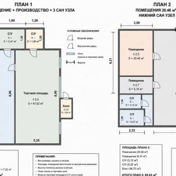 Сдается Торговое помещение, 100 м²