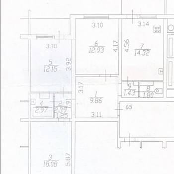 Продается 3-х комнатная квартира, 87 м²