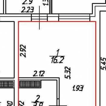 Продается 1-комнатная квартира, 20,1 м²