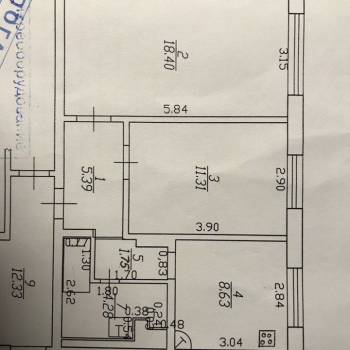 Продается 2-х комнатная квартира, 49,8 м²