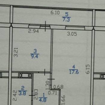 Продается 1-комнатная квартира, 35,6 м²