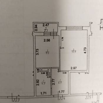 Продается 1-комнатная квартира, 32,1 м²