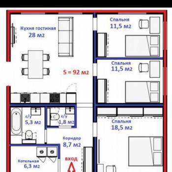 Продается Дом, 100 м²
