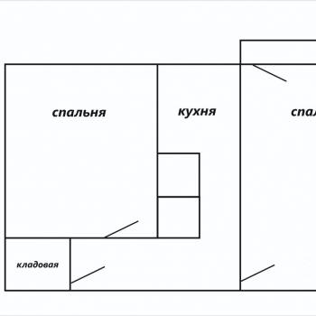 Сдается 2-х комнатная квартира, 49 м²