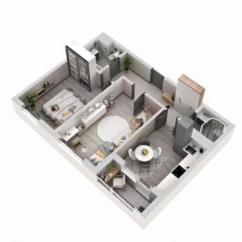 Продается 2-х комнатная квартира, 58,7 м²