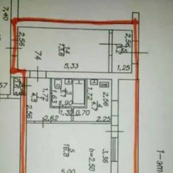 Сдается 1-комнатная квартира, 43 м²