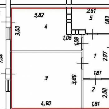 Продается 1-комнатная квартира, 46 м²