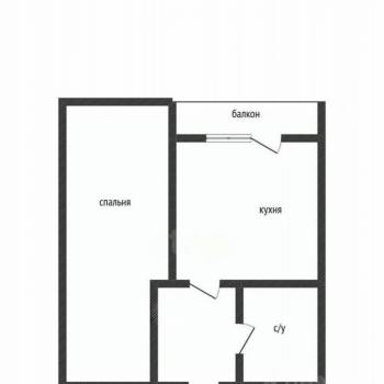 Продается 1-комнатная квартира, 28,8 м²