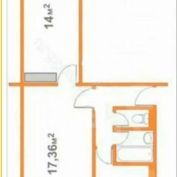 Продается 2-х комнатная квартира, 45 м²