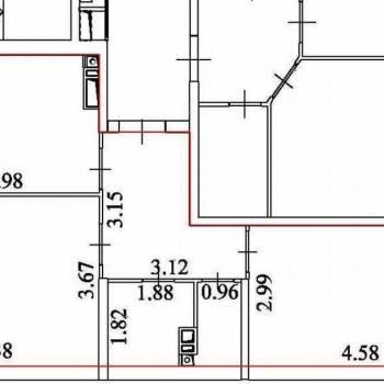 Продается 2-х комнатная квартира, 57 м²