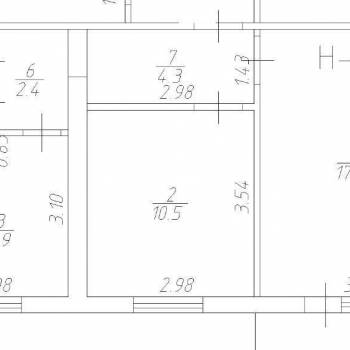 Продается 2-х комнатная квартира, 52 м²