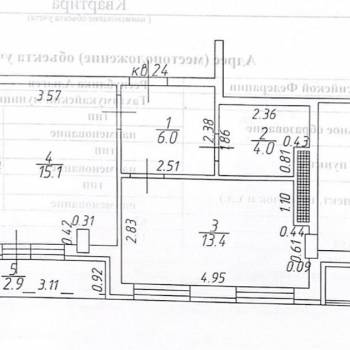 Продается 1-комнатная квартира, 38,5 м²