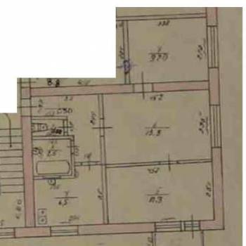 Продается 3-х комнатная квартира, 50 м²