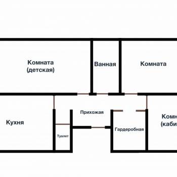 Сдается Многокомнатная квартира, 81,2 м²