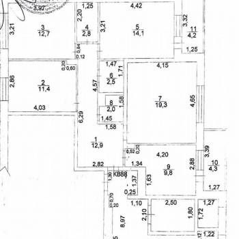 Продается Многокомнатная квартира, 87,2 м²