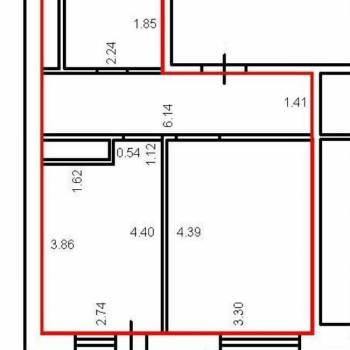 Продается 1-комнатная квартира, 40 м²