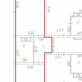 Продается 1-комнатная квартира, 44,2 м²