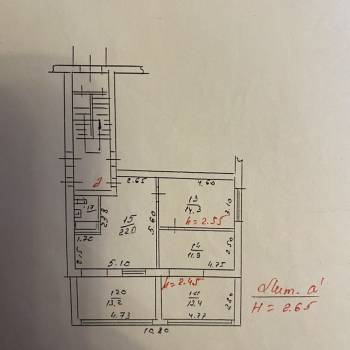 Продается Многокомнатная квартира, 78,2 м²