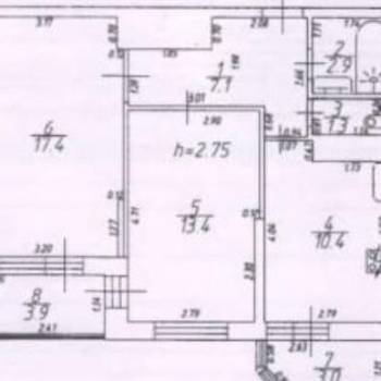 Продается 2-х комнатная квартира, 52,5 м²