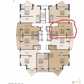 Продается 1-комнатная квартира, 55 м²