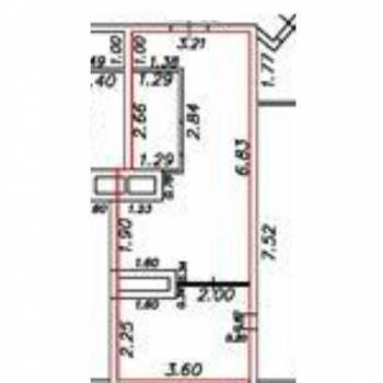 Продается 1-комнатная квартира, 29,8 м²