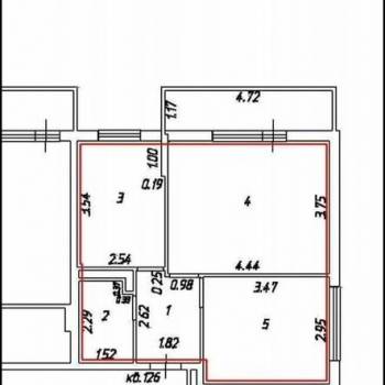 Продается 2-х комнатная квартира, 43,6 м²