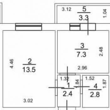 Продается 1-комнатная квартира, 28 м²