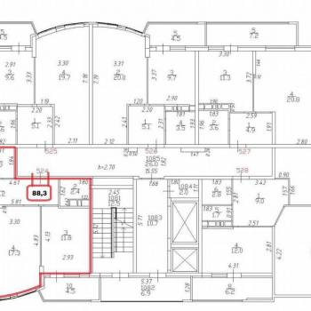 Продается 3-х комнатная квартира, 88,3 м²