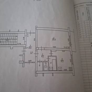 Продается 1-комнатная квартира, 37,8 м²
