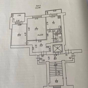 Сдается 2-х комнатная квартира, 58 м²
