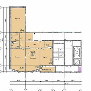 Продается 3-х комнатная квартира, 88,3 м²