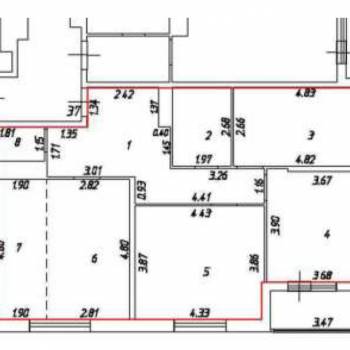 Продается 3-х комнатная квартира, 89,1 м²