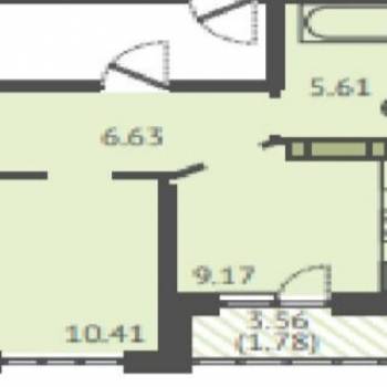 Сдается 2-х комнатная квартира, 50,4 м²