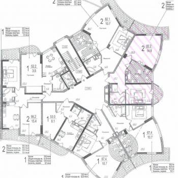 Продается 2-х комнатная квартира, 82,2 м²