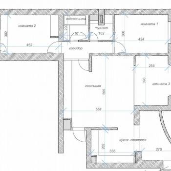 Продается Многокомнатная квартира, 92,2 м²