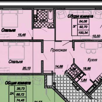 Сдается Многокомнатная квартира, 110 м²
