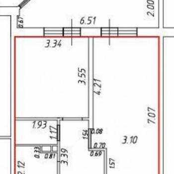 Продается 2-х комнатная квартира, 49,6 м²