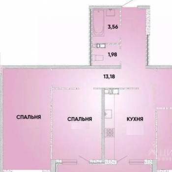 Сдается Многокомнатная квартира, 83,6 м²