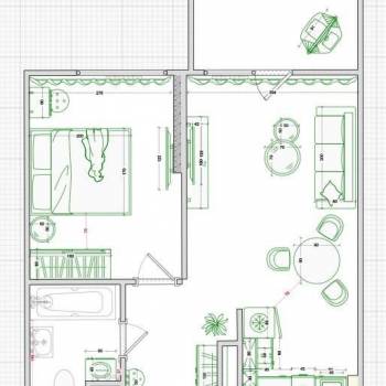 Продается 1-комнатная квартира, 39,9 м²